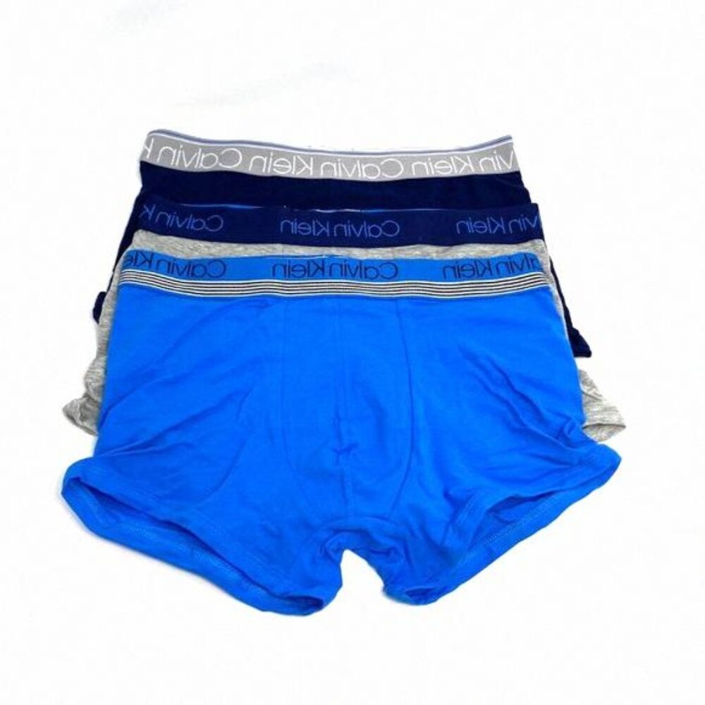 Calvin Klein 3 UNITS PER ORDER Class Trunk Men's Blue NB2729908 Cotton Navy Gray
